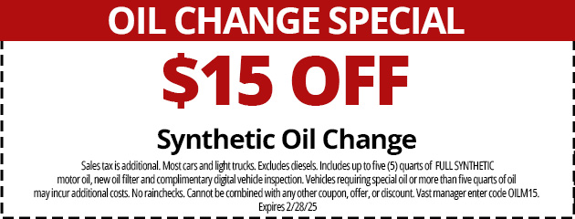 Synthetic oil change